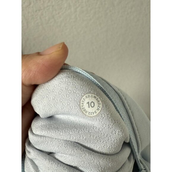 Lululemon Pace Rival Mid Rise Pleated Lined Skort Yoga Run Pilates Light Blue 10 - Picture 8 of 8